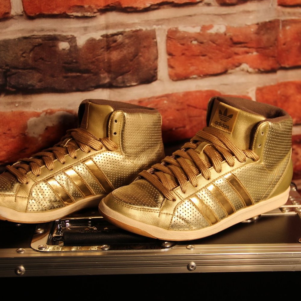 Adidas - Womens - Gold - Size 8